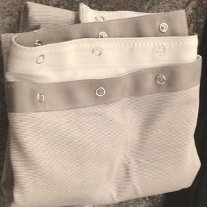 Lululemon Vinyasa Scarf, Heathered Grey stripe